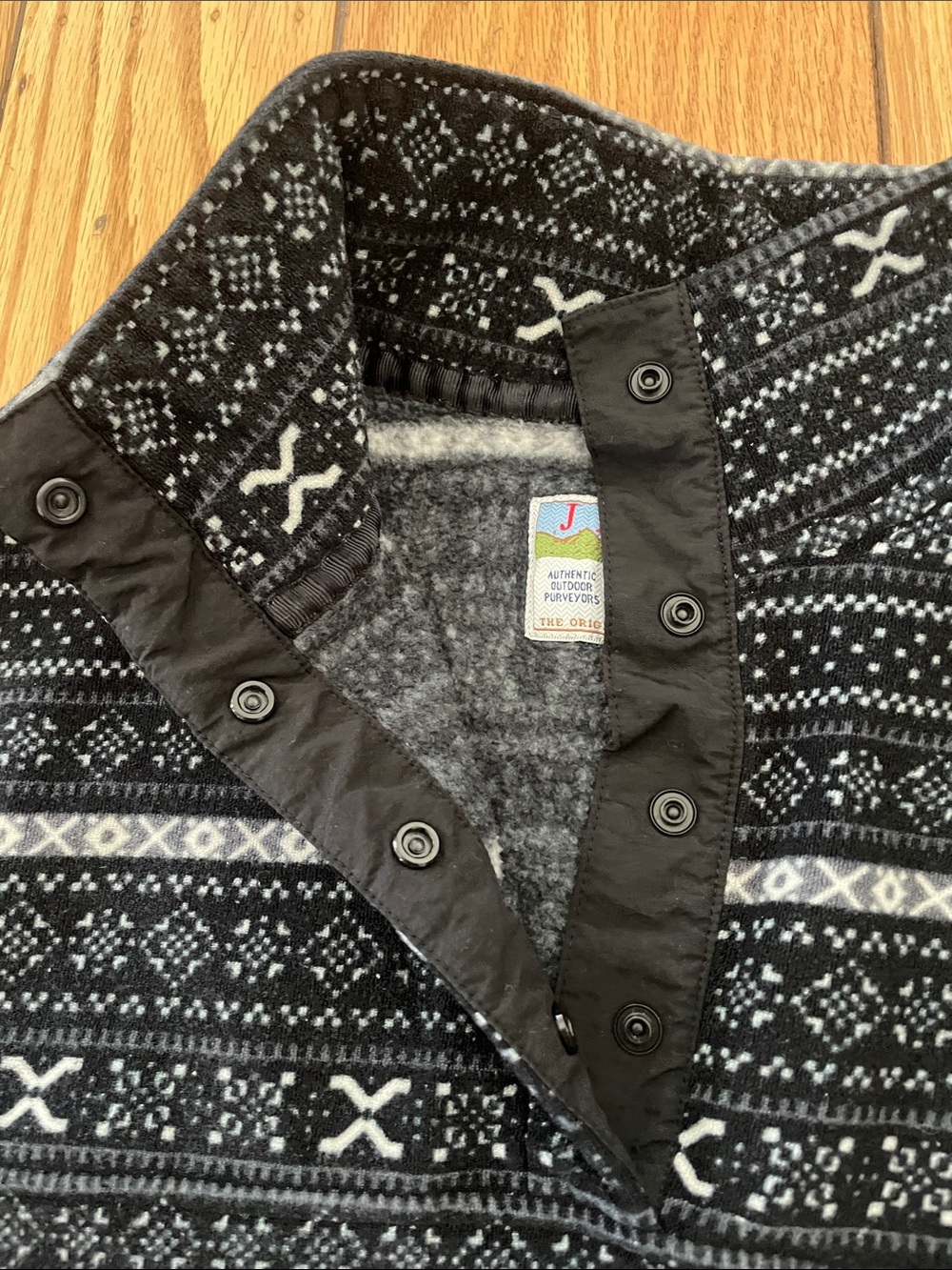 JACHS Patterned Quarter-Zip Sweater - Picture 5 of 10
